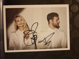 Glasperlenspiel - handsignierte Autogrammkarte