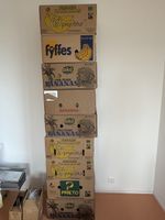 Bananenschachtel, Umzugskartons 