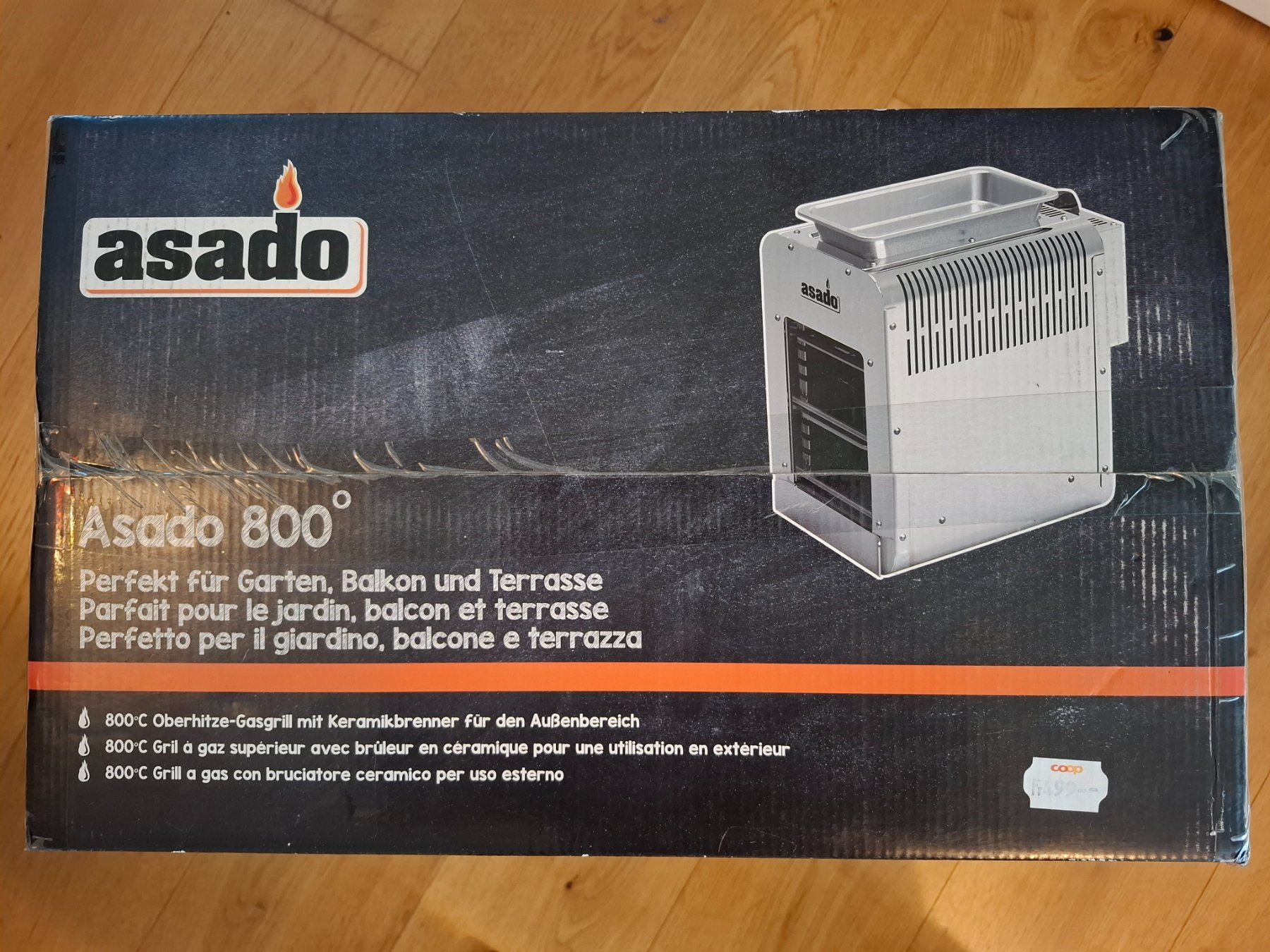 Griglie: Gril haute température ASADO 800 neuf – Nuovo e nell'imballaggio originale da Yvonand venduto da Ladew 1