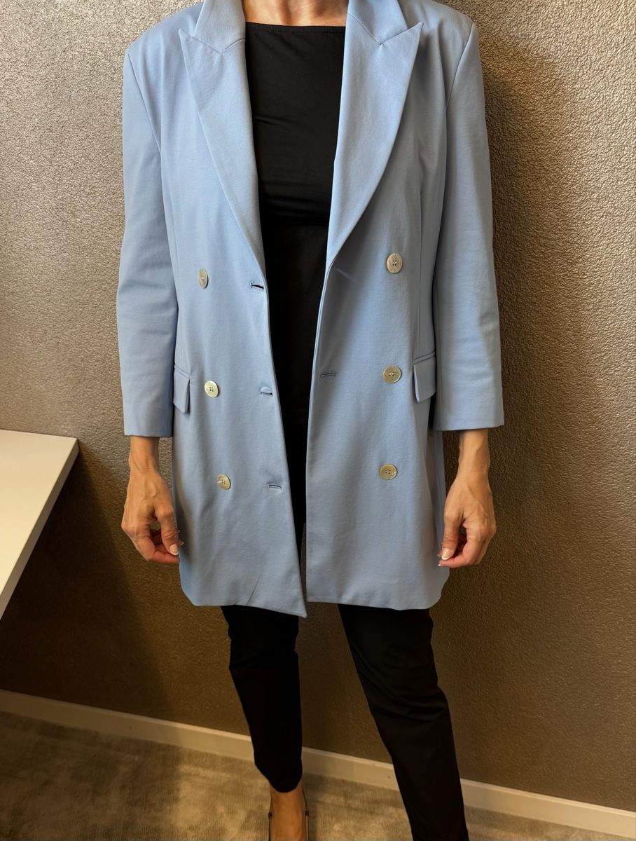 Giacche: Seventy Blazer hellblau Doppelreiher Gr 40 – Usato da Zuzwil SG venduto da regula_h 3