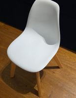 IKEA Kinderstuhl weiss Holz Beine guter Zustand