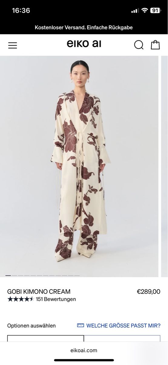 Vestiti: Eiko Ai Kimono Kleid – Usato da Düdingen venduto da shoppingUA