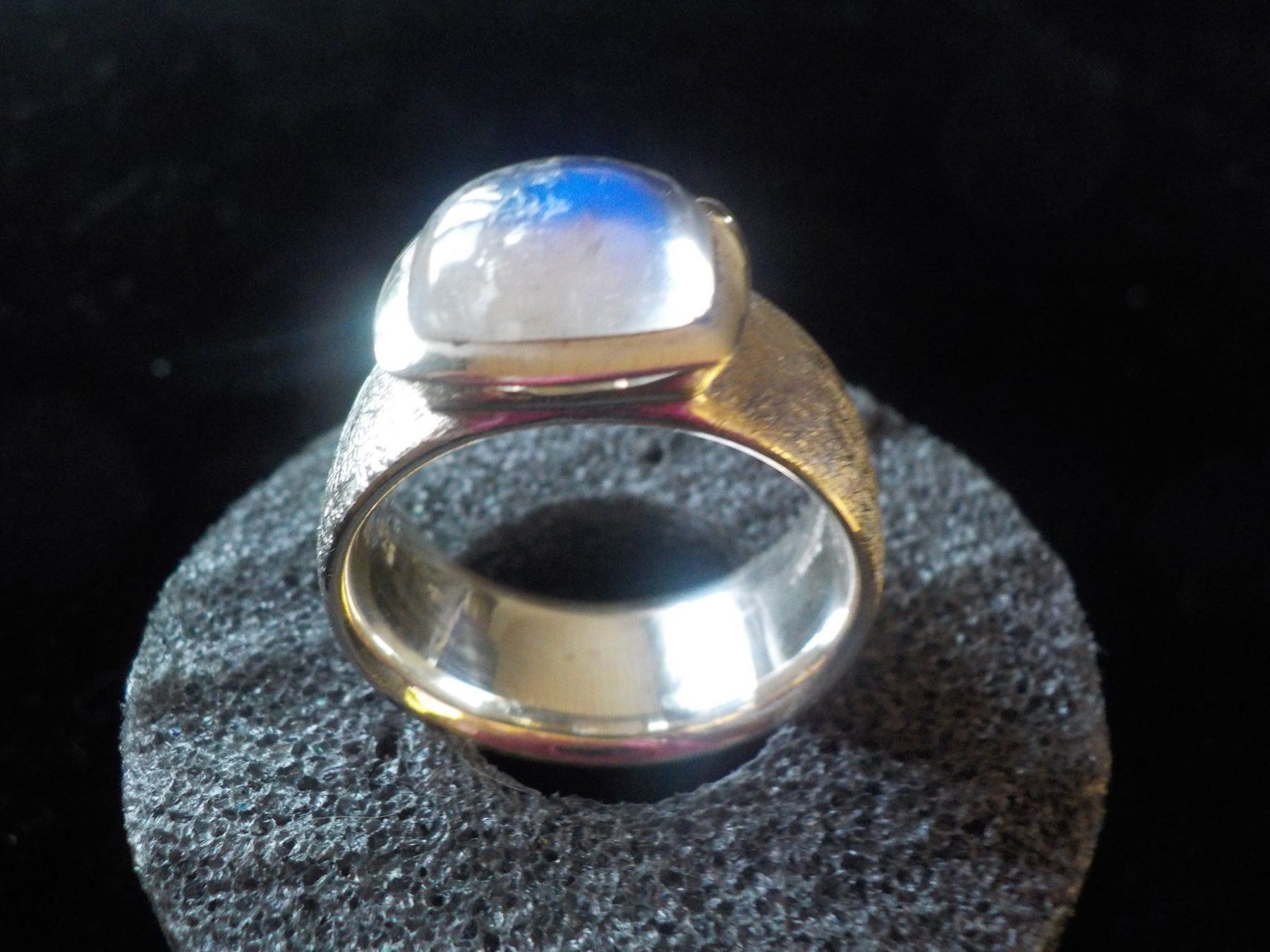 Anelli: Ring, Silber/Labradorit, Durchm.58mm (8) – Nuovo (secondo la descrizione) da Muri b. Bern venduto da Silberqualle 1
