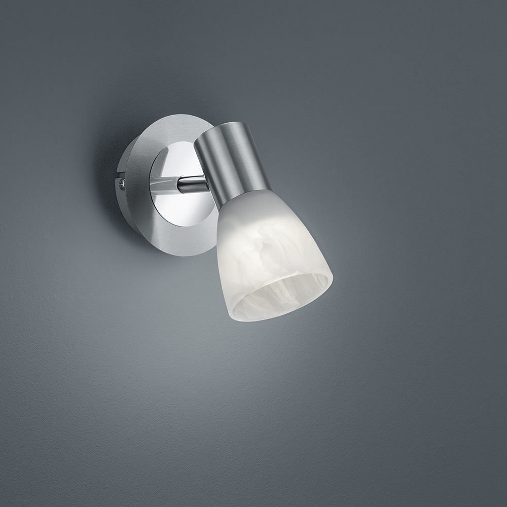 Lampen: Wandleuchte, Alabasterfarbig, 10 cm Ø – Neu (gemäss Beschreibung) aus Kreuzlingen von Smart-Light