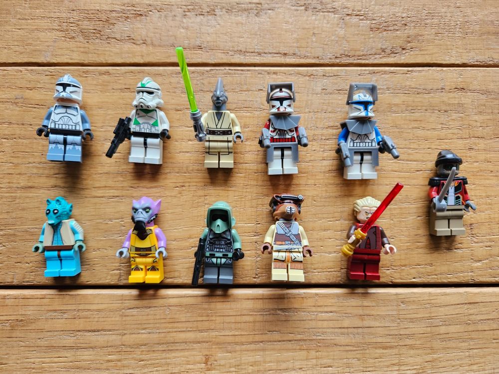 Lego Star Wars Figuren, Wert bei Bricklink 710. Acheter sur Ricardo