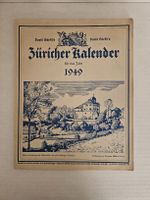 Zürcher Kalender 1949 – David Bürklis Zürcher Kalender