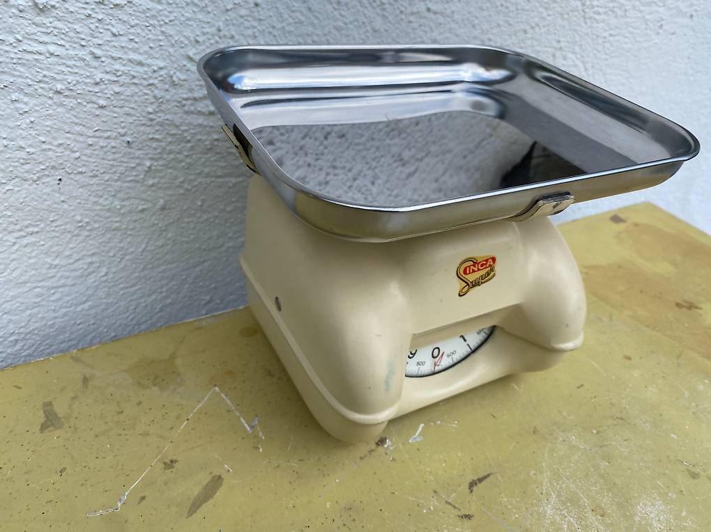 Lyssex Bilance e pesi: Waage Küchenwage Inca vintage – Usato da Bern venduto da ToysPlusVintage 2