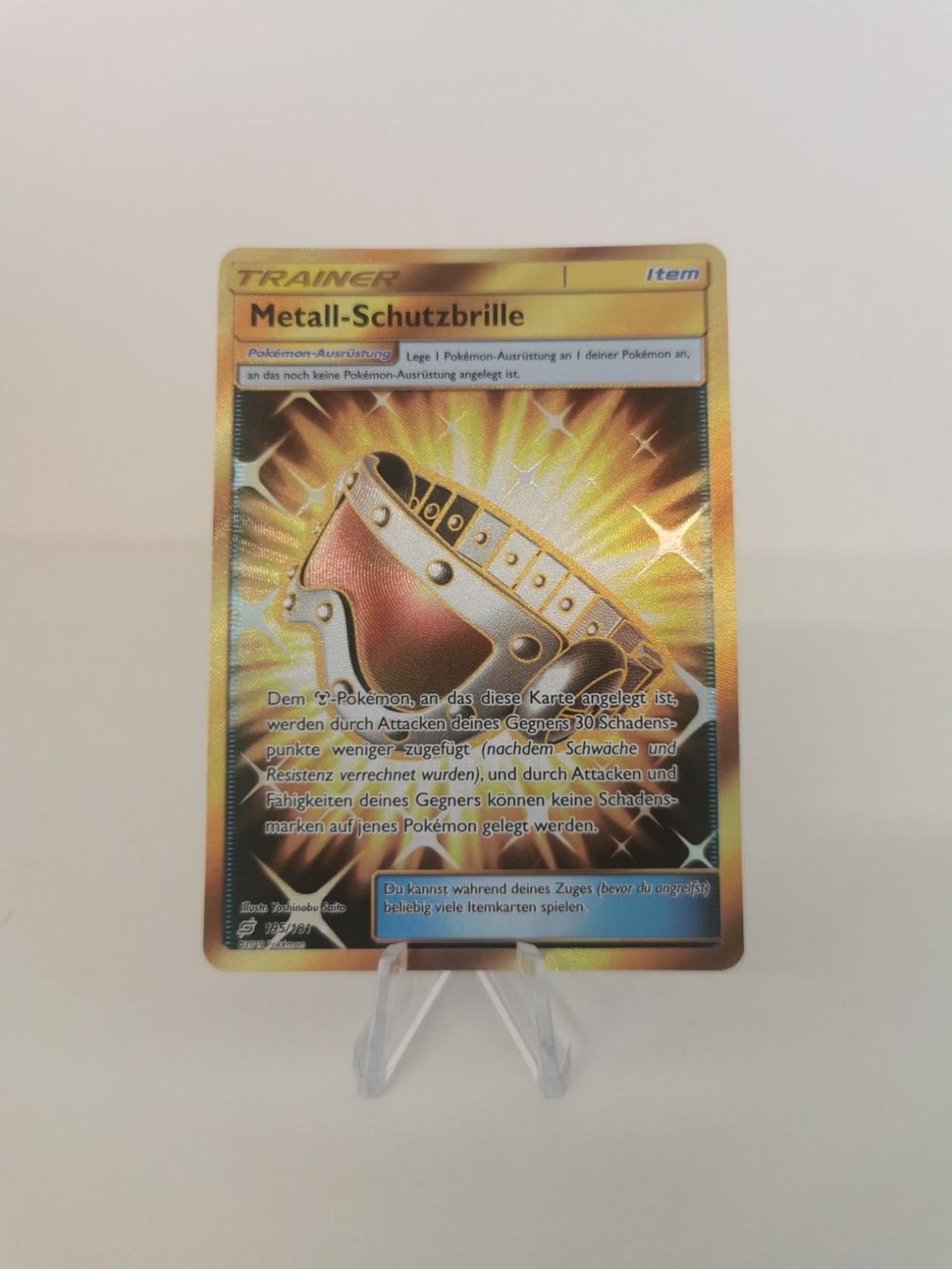 Pokémon Cartes à collectionner: Metall-Schutzbrille - Pokemon 195/181 – D'occasion à Dulliken par Sefty