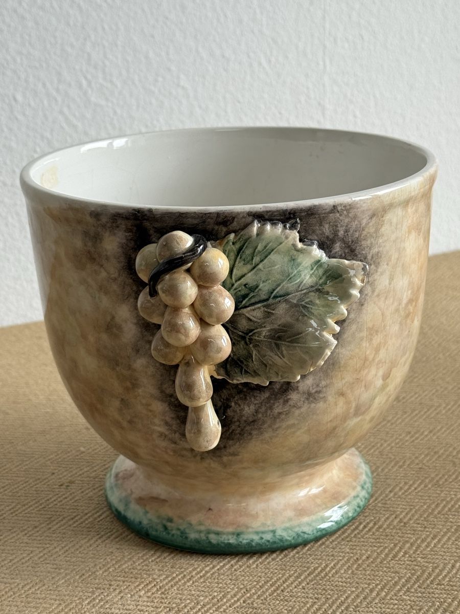 Pots de fleurs: Schöner antiker Cachepot Keramik – D'occasion à Konolfingen par petzipetz