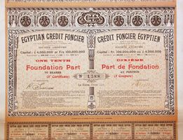 Egyptian Credit Foncier, Kairo - 1905