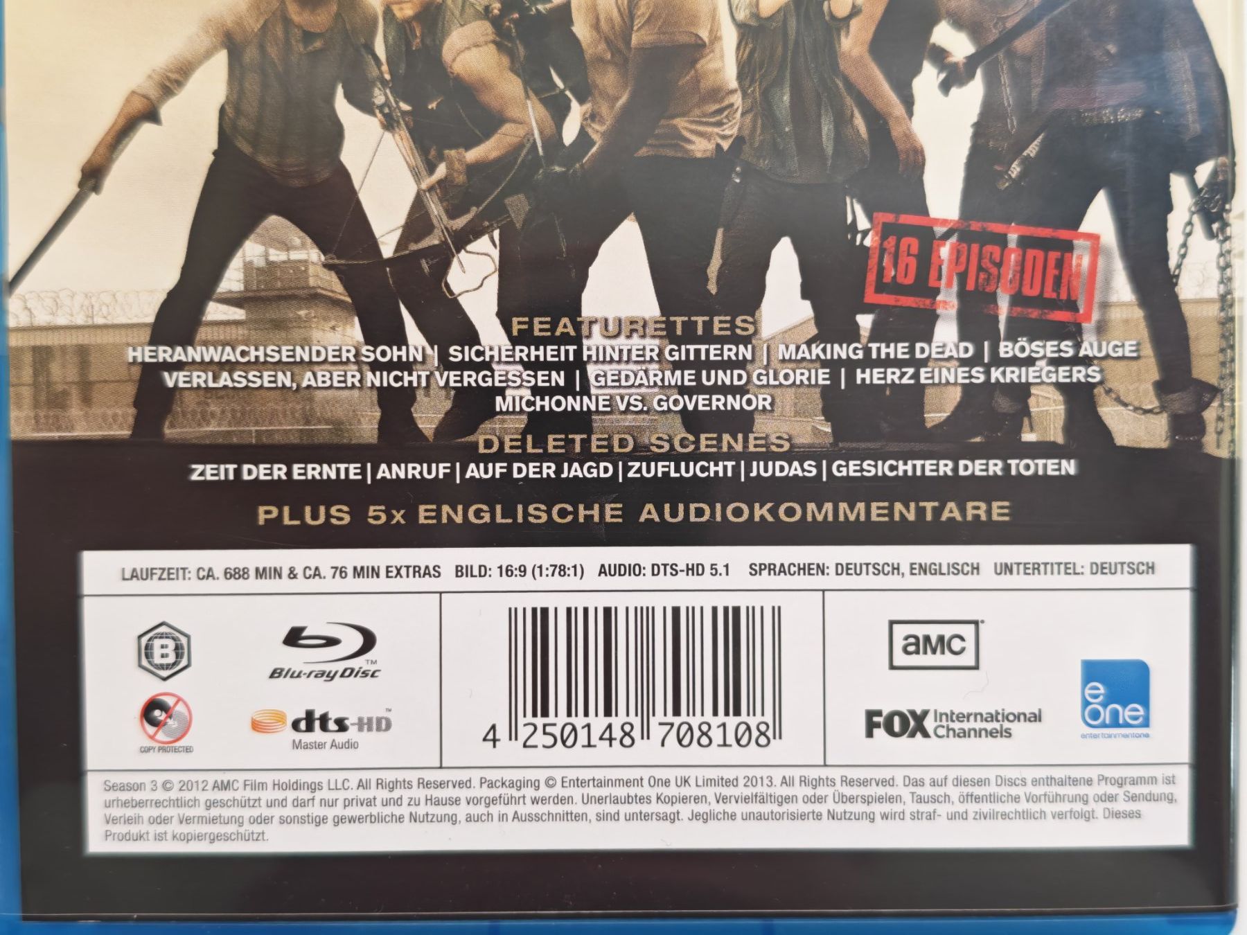 Tutti i DVDs: The Walking Dead Staffel 3 - UNCUT – Usato da Liestal venduto da Kratzilla 5