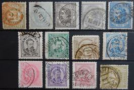Portugal ex. Kat. 46-65 gest. 1876/86 Kat. 110 Euro