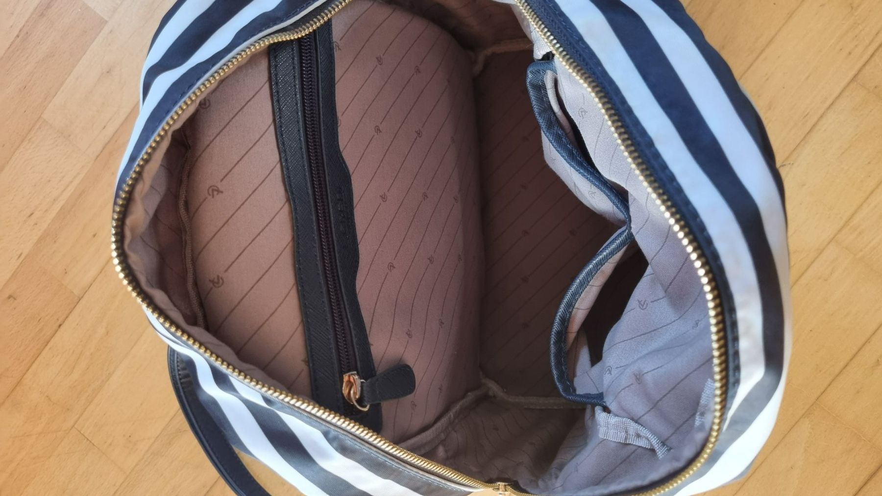 Rucksäcke: L.Credi Rucksack blau/weiss gestreift – Gebraucht aus Wohlen AG von stephanieAG 3