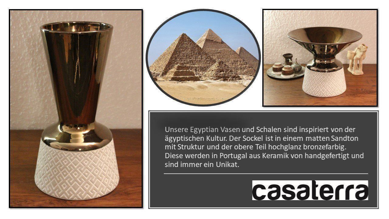 Ciotole: Schale aus Keramik - Modell Egyptian – Nuovo e nell'imballaggio originale da Erlen venduto da casaterra 1