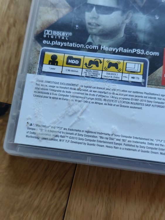 PlayStation 3 Heavy Rain Pack, la consola y el esperado videojuego, a