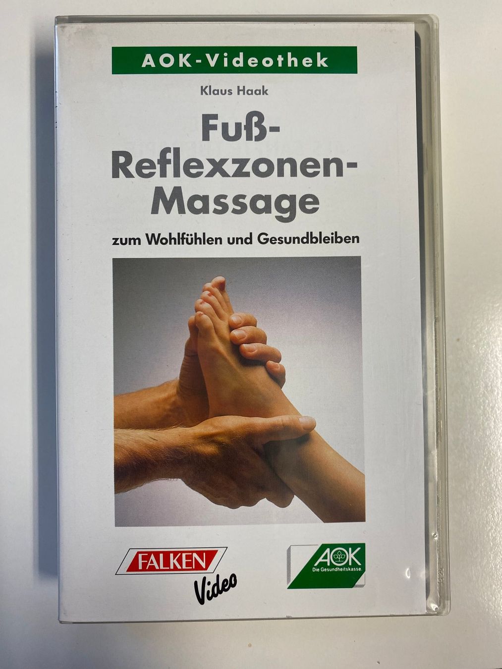 Bücher: FUSSREFLEXZONEN-MASSAGE AUF VHS KASSETTE MIT PLAN – Neu (gemäss Beschreibung) aus thierachern von Styl