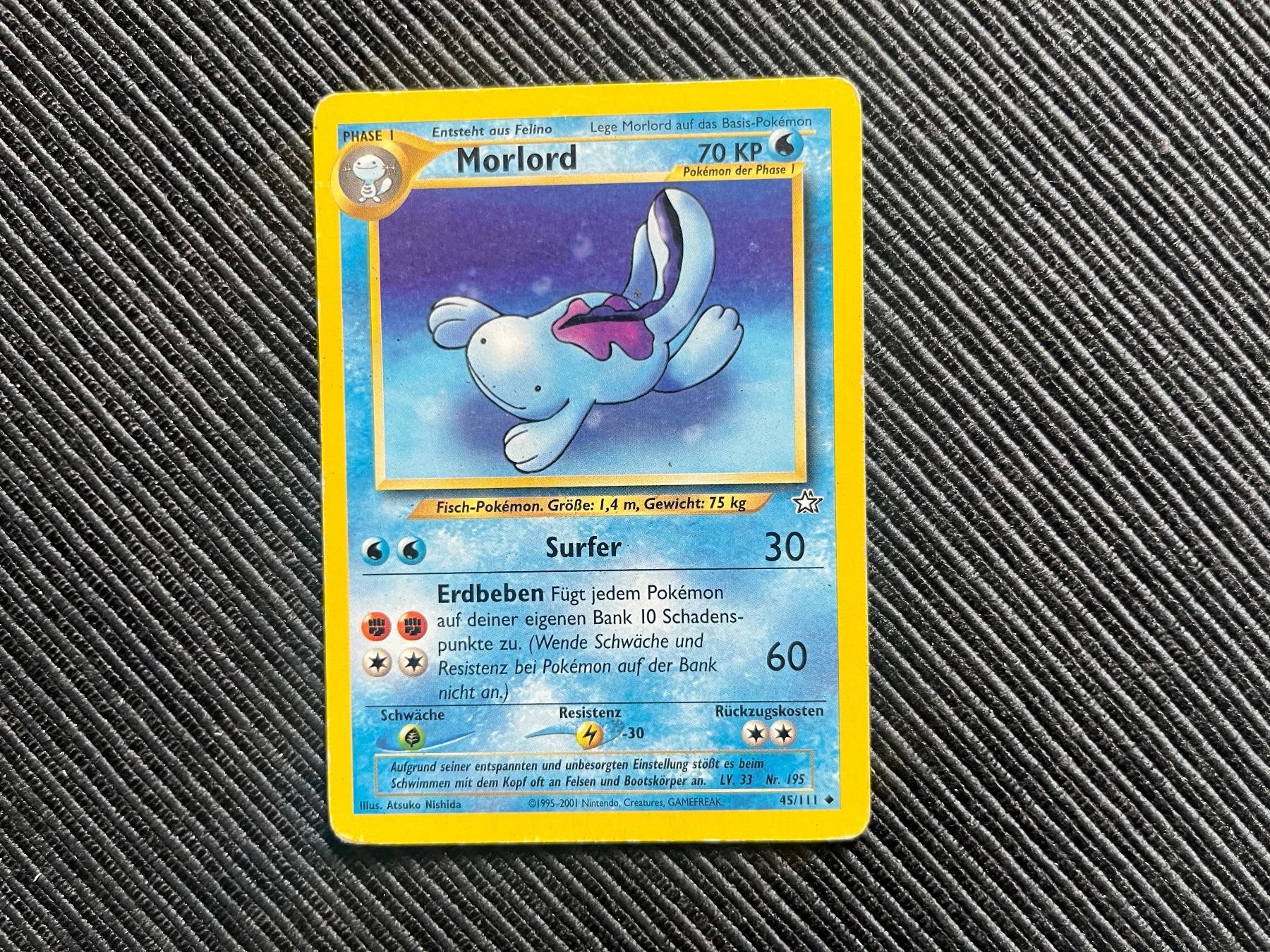Pokémon Carte collezionabili: Pokemon Morlord non Holo Neo Genesis – Usato da Wabern venduto da Collectfun