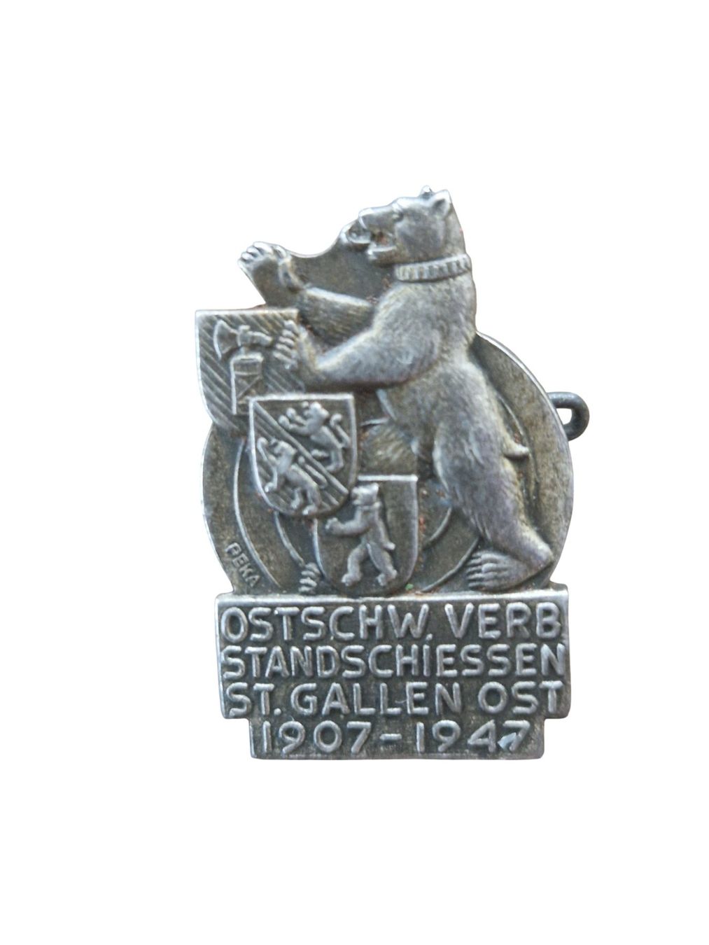 Placchette & Badge: Schützenabzeichen Ostschweizer Standschiessen St. Gallen Ost – Usato da Mörschwil venduto da aik_x8mc 1