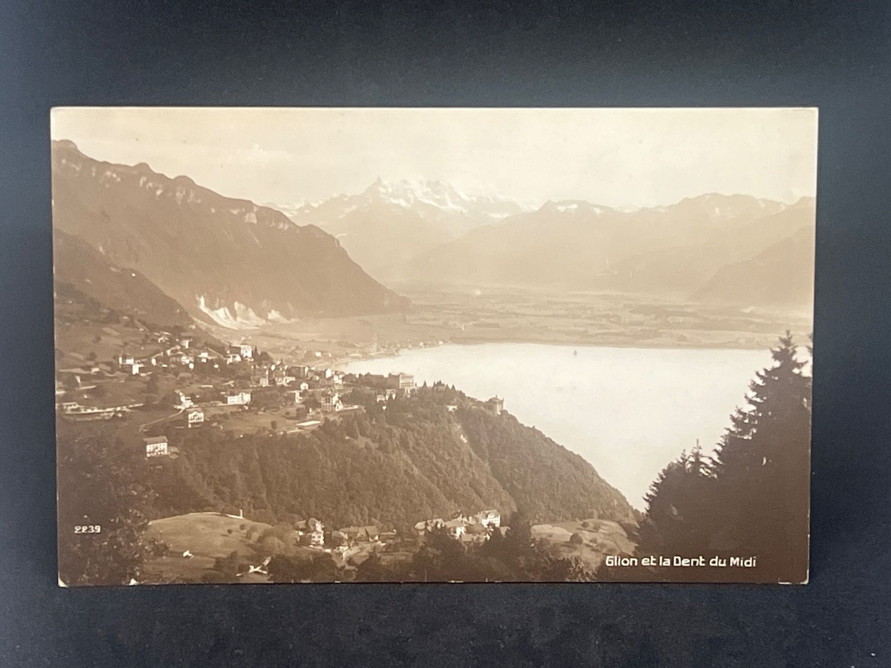 Cartoline postali: Glion et la Dent du Midi – Usato da Widnau venduto da Brusi9