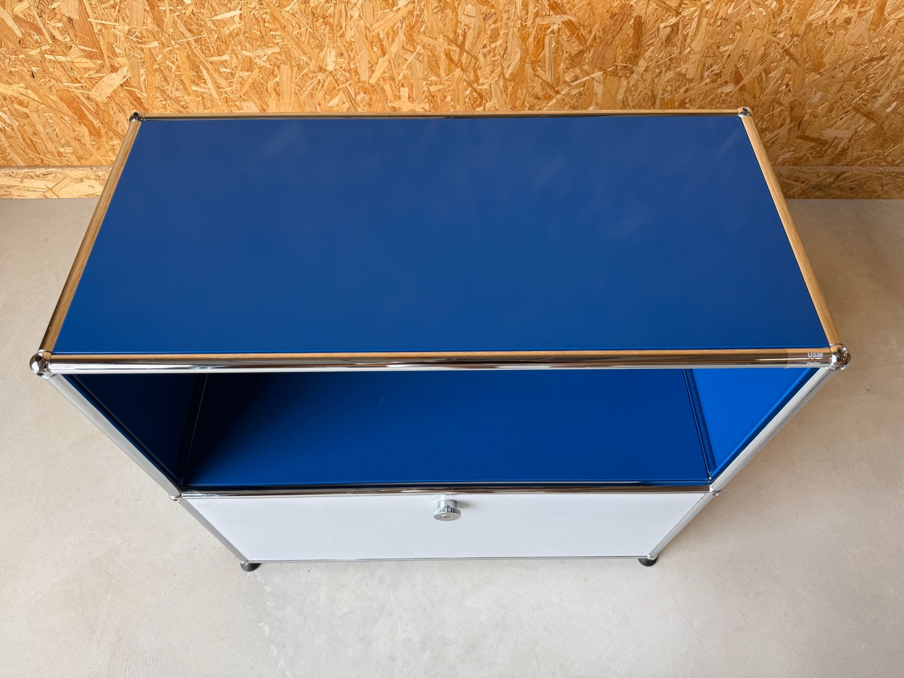 USM Regale: USM Haller Sideboard Regal Blau / Silber – Gebraucht aus Ramsen von Studio82 4