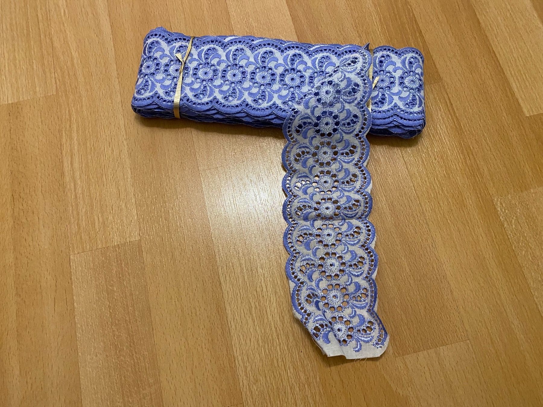 Tessuti: Spitzenband Blau – Nuovo (secondo la descrizione) da Buchrain venduto da Sisi83 2