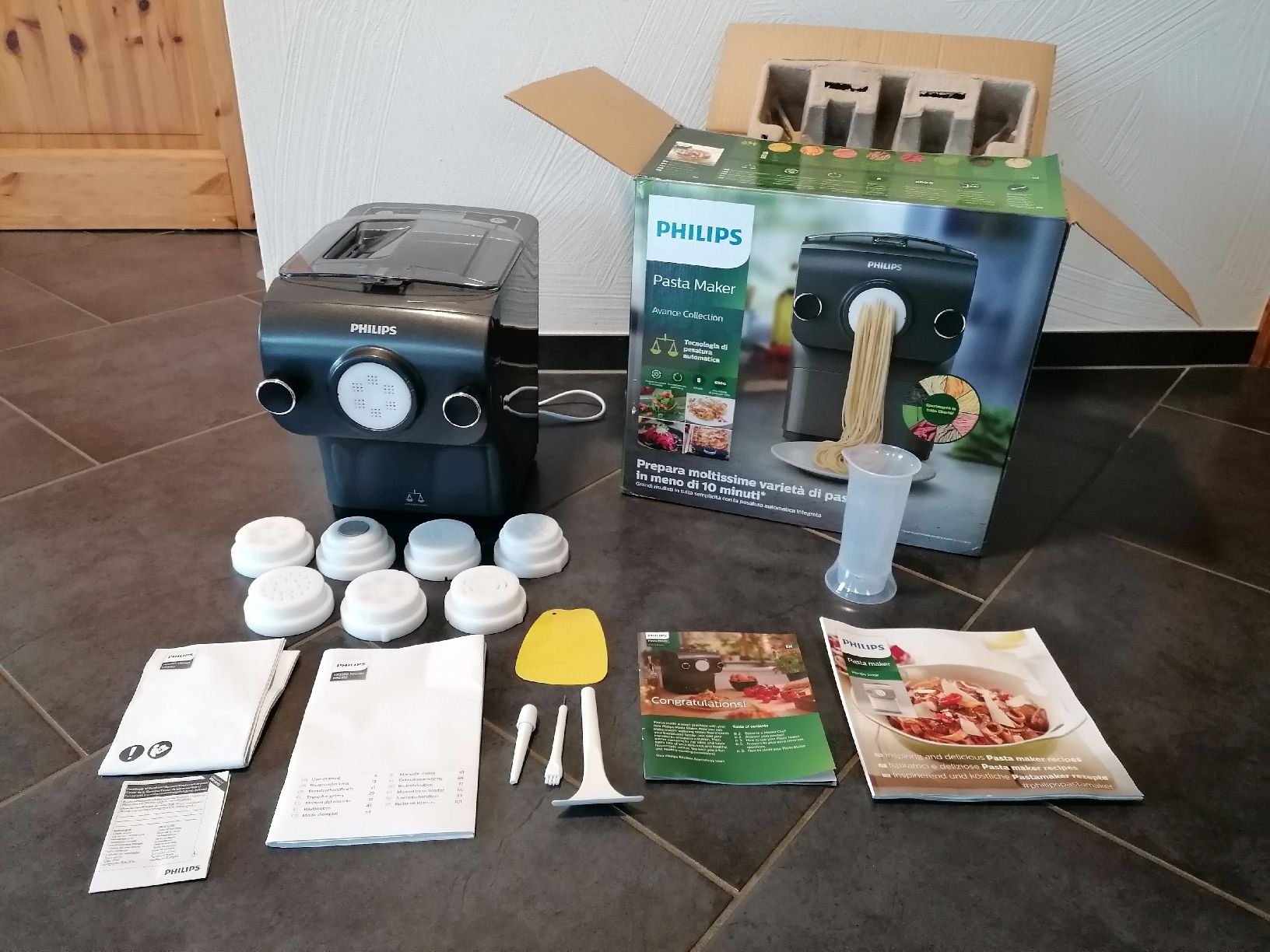 Philips Elettrodomestici da cucina: Pasta Maker / Maschine Philips HR2382 – Nuovo (secondo la descrizione) da Wahlen b. Laufen venduto da Aweiss