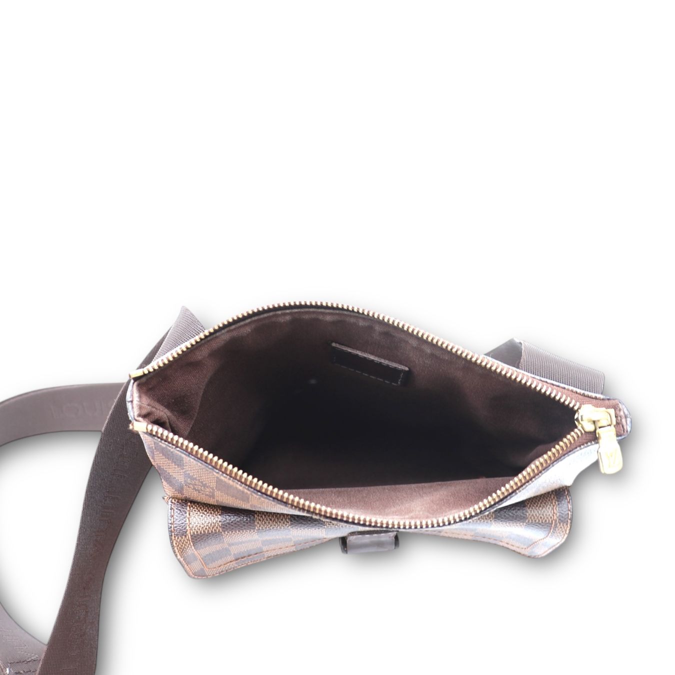 Louis Vuitton Borse: Louis Vuitton Pochette Melville Damier ebène – Usato da Binningen venduto da Designerlabels 4