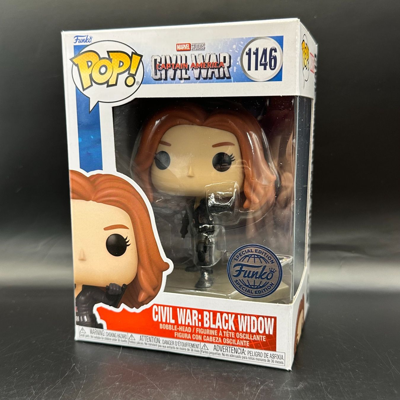 Funko Statuette: Funko Pop! Marvel Civil War: Black Widow 1146 – Usato da Düdingen venduto da Nerdworld