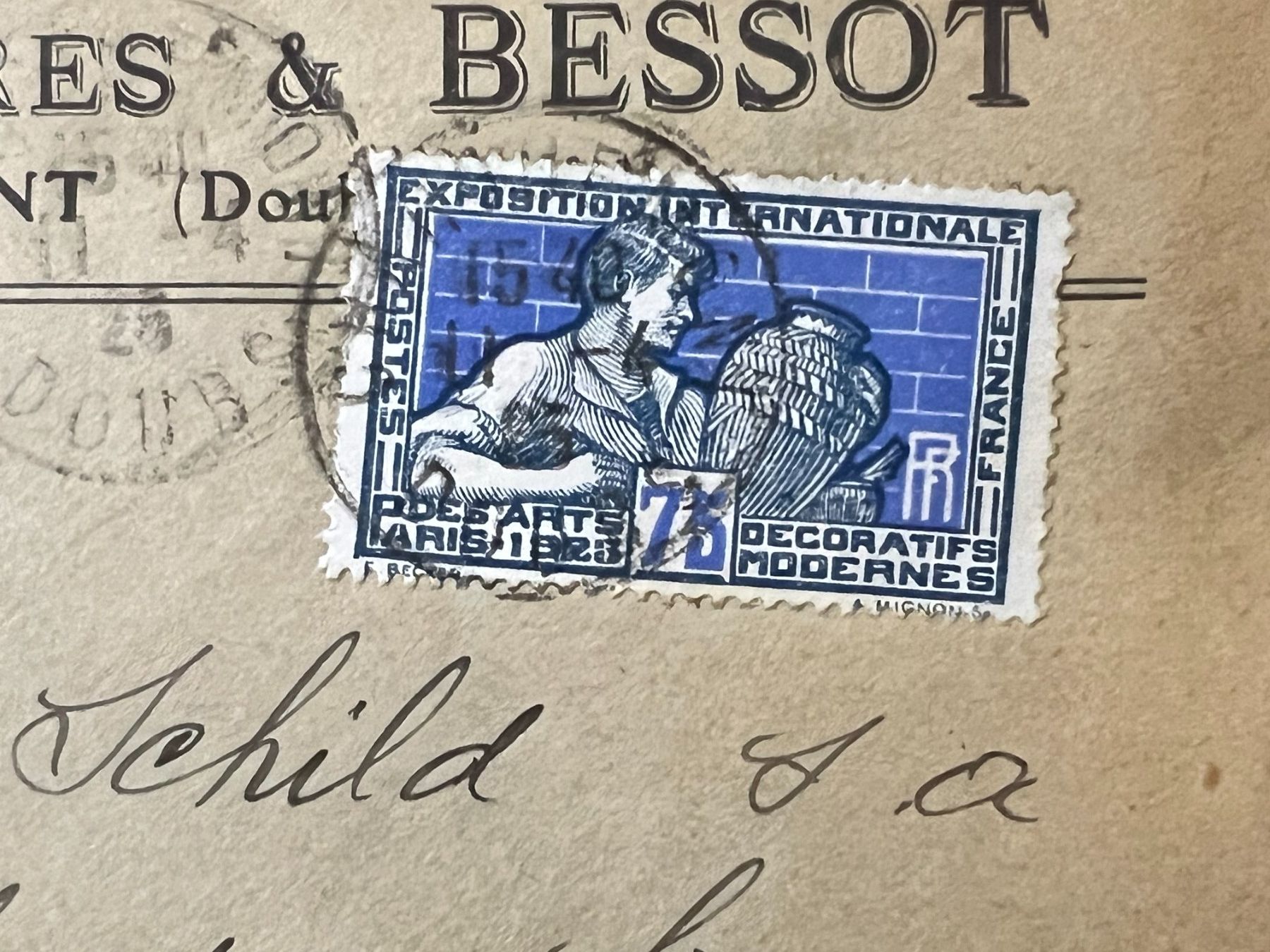 Alle Briefmarken: 4 enveloppes 1925 – Gebraucht aus Lausanne von ffhoud 2