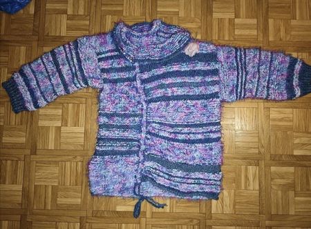 Handgemachter Strickpullover (Damen) 