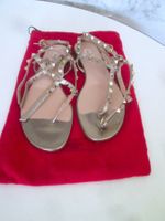 Valentino Garavani, Leder-Flip-Flops, neu, Größe 40