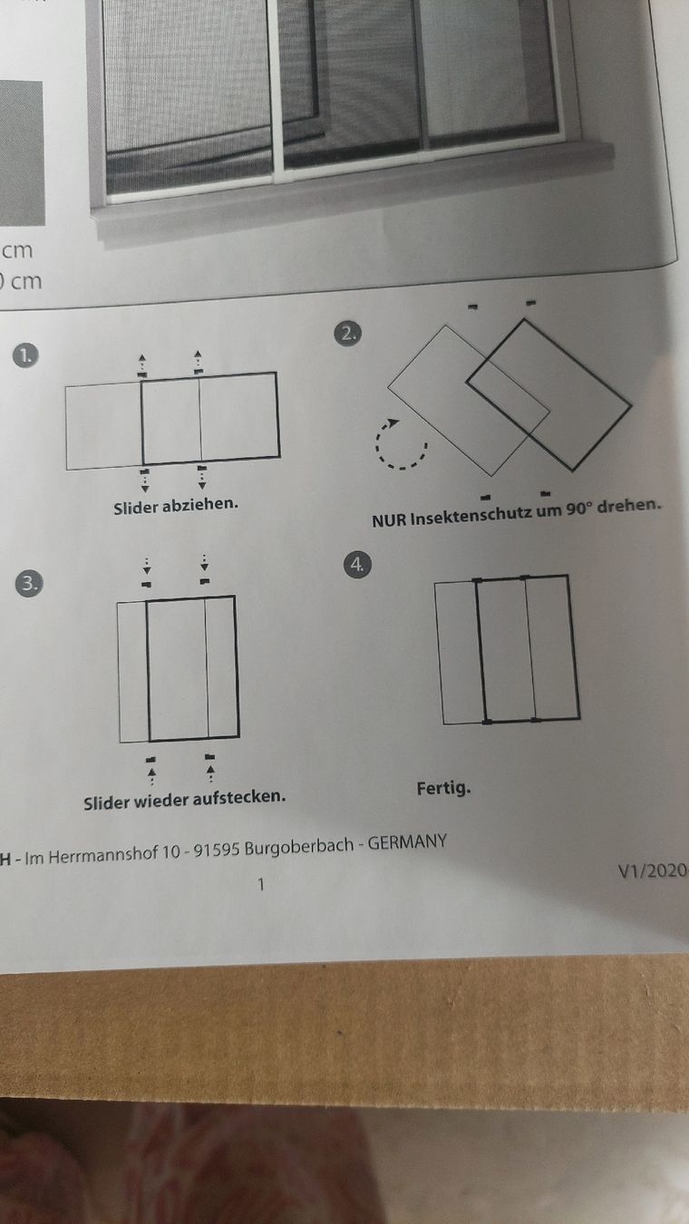 Autres articles pour la maison: Însektenschutz mit Schiebefunktion.Vertikal od.Horizontal – Neuf avec emballage d'origine à Basel par O-MEGA 3