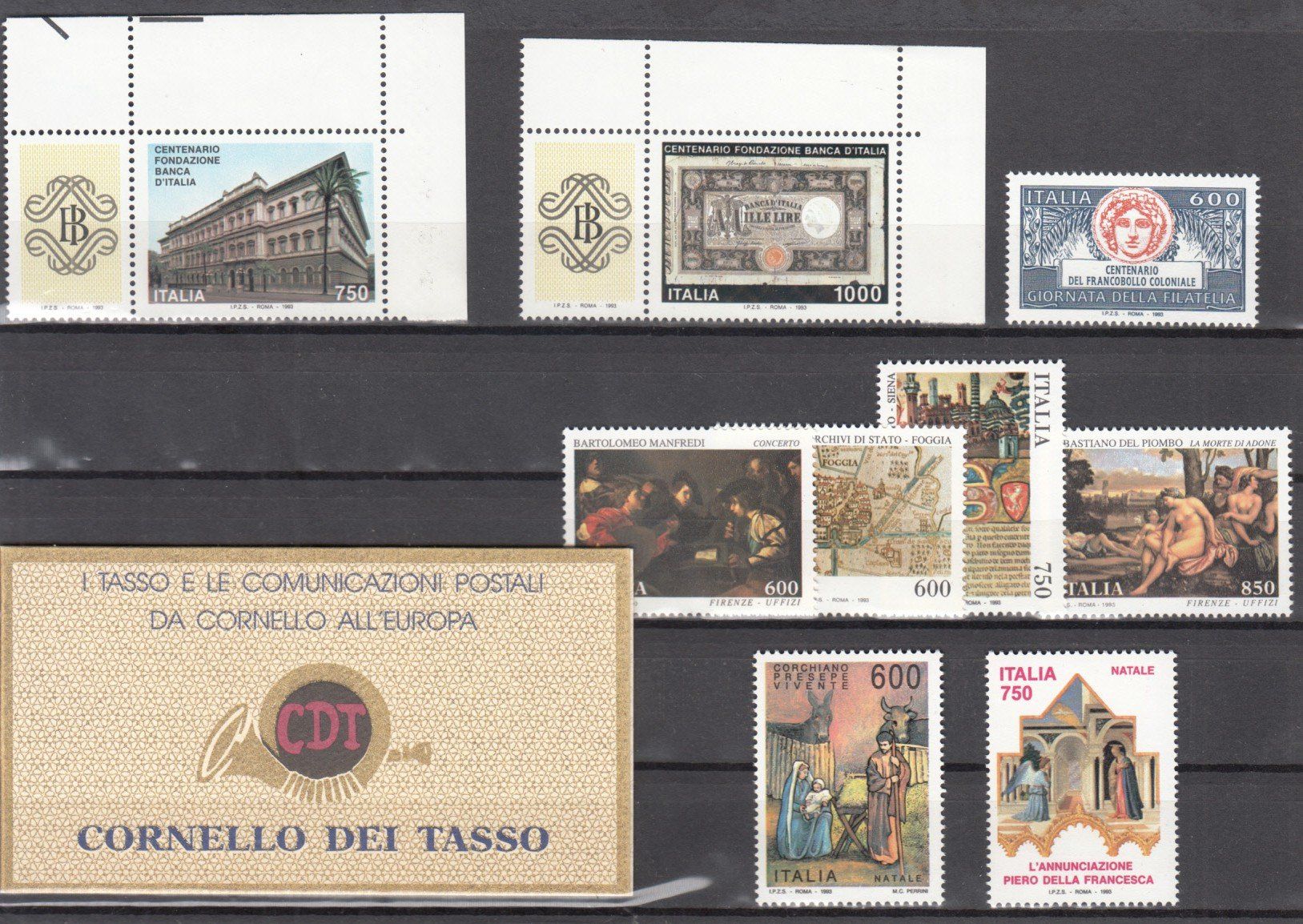 Tous les timbres: Italien 1993 postfrisch – D'occasion à Bürglen TG par StampGraf 4