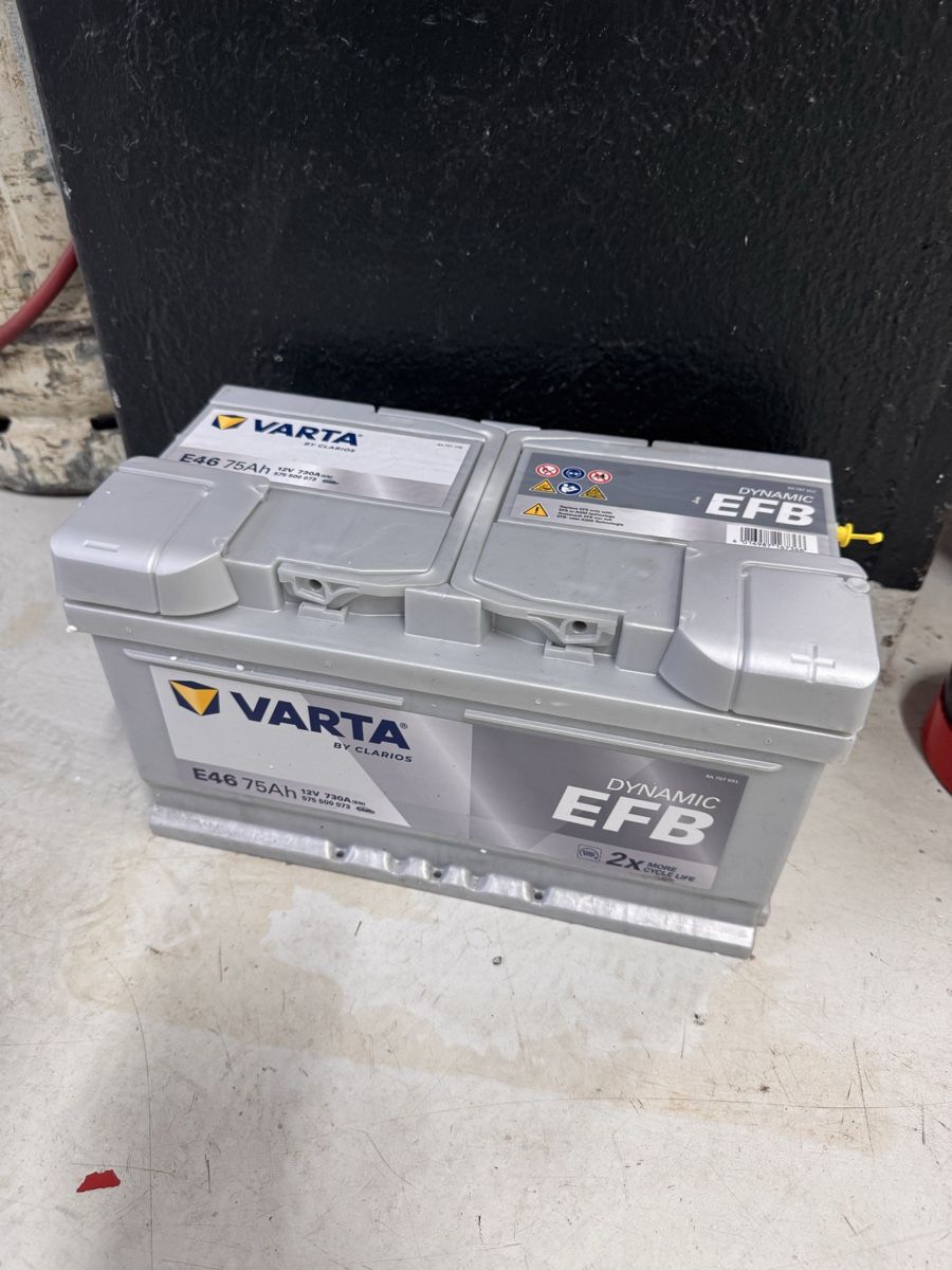 Batterie: Neue Varta batterie 75ah 12v 730a efb auto – Nuovo (secondo la descrizione) da Künten venduto da tot_bw26