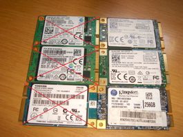 1 stück 256gb mSata ssd. Getestet.