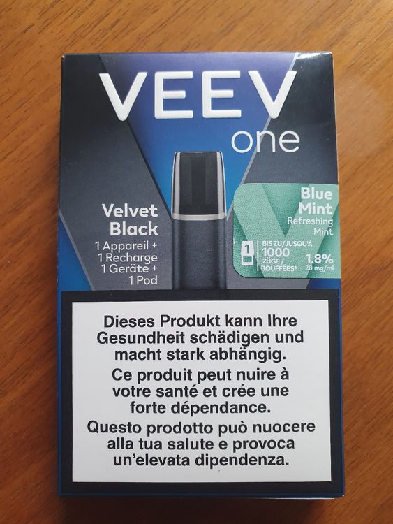 liquidi vape VEEV One Velvet Black, Originalverpackt, ungeöffnet! (Neu und  originalverpackt) in Bern für CHF 1 – mit Lieferung auf Ricardo kaufen