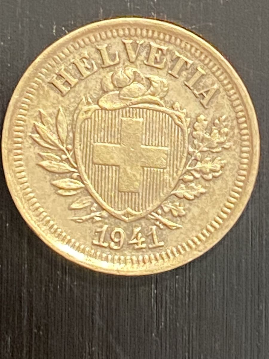 Toutes les monnaies: CH, 1 ct 1941 Cuivre  – D'occasion à Corsier-sur-Vevey par Ginoarturo 1