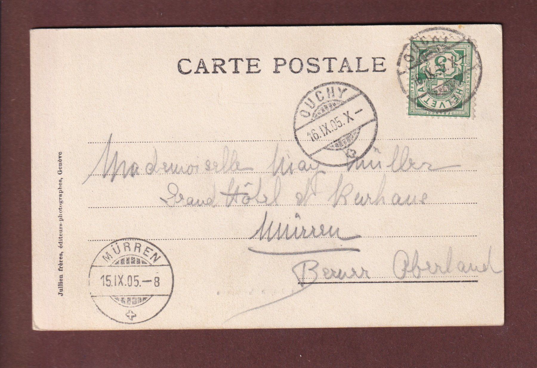 Cartes postales: LAUSANNE - Vue partielle - 1905 – D'occasion à Pully par nicecards 1