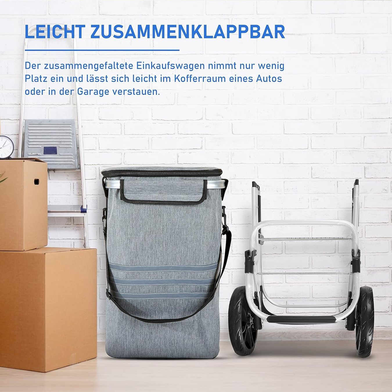 Altro per la casa: Einkaufstrolley mit Kühlfach Grau – Nuovo e nell'imballaggio originale da Bottighofen venduto da zaap 6