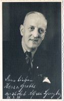 Alfred Ljungberg Autogramm signiert Vintage Foto 9x14cm