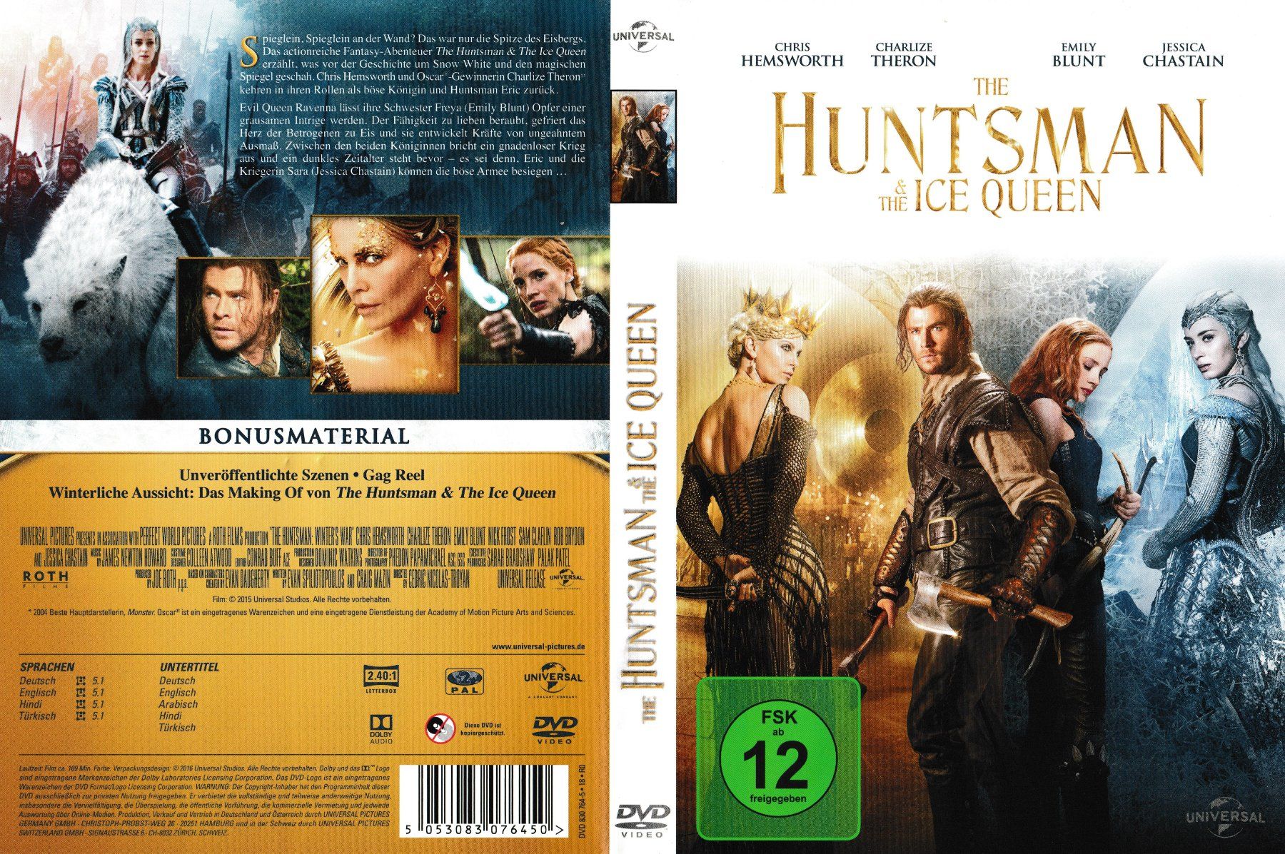 Tutti i DVDs: DVD - The Huntsman & The Ice Queen – Usato da Langnau am Albis venduto da MediaRescuerKeLoX