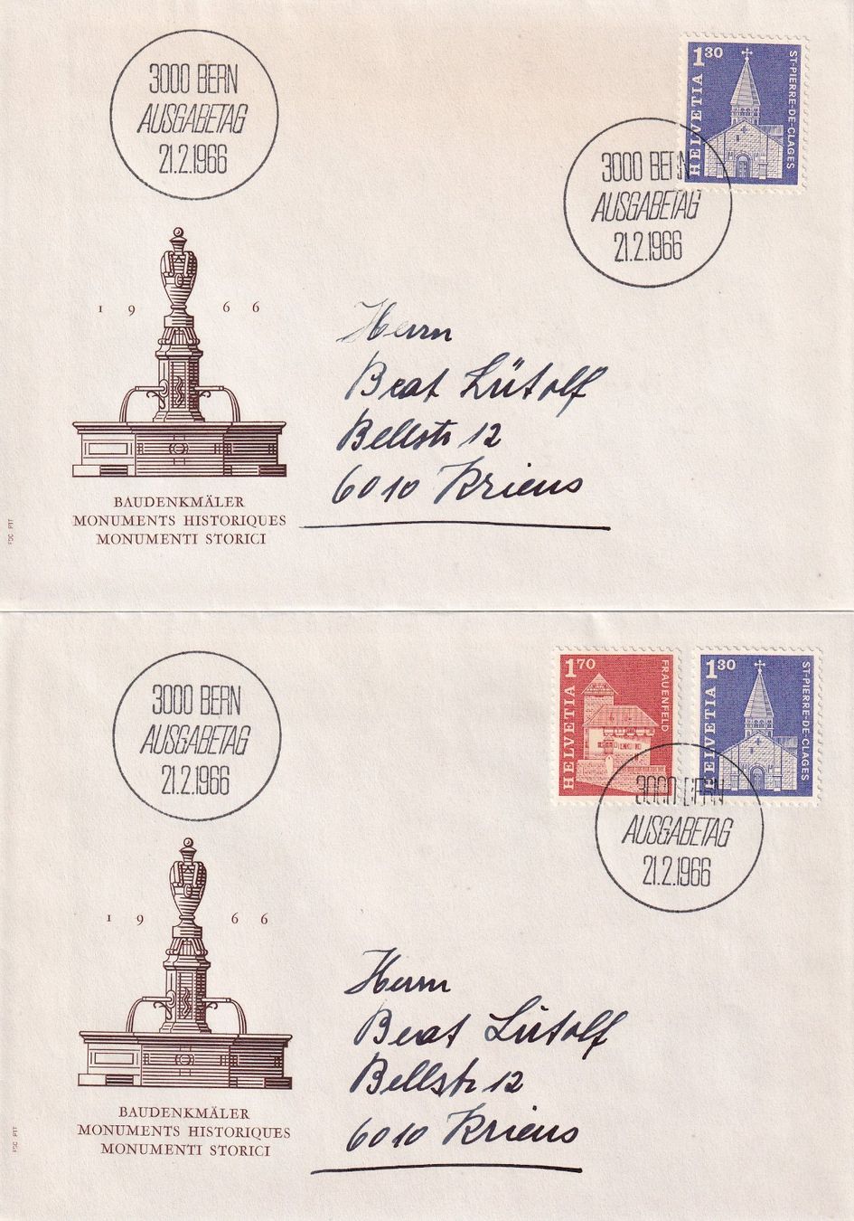 Tutti i francobolli: Lot 8 Briefe FDC 1960 - 1966 – Usato da Rossa venduto da becky05 3
