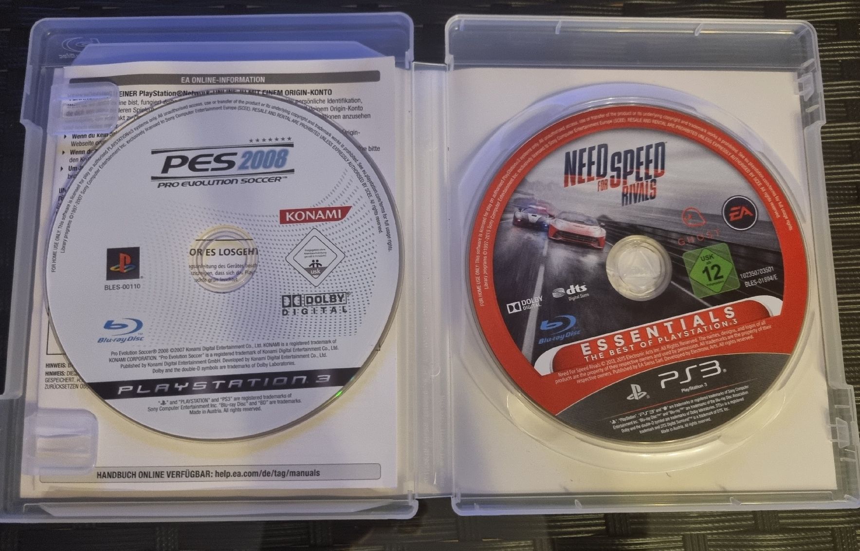 Sony Spiele: PS3 Spiele Need for Speed Rivals & PES 2008 – Neu (gemäss Beschreibung) aus Langnau am Albis von bro_lh5f 3