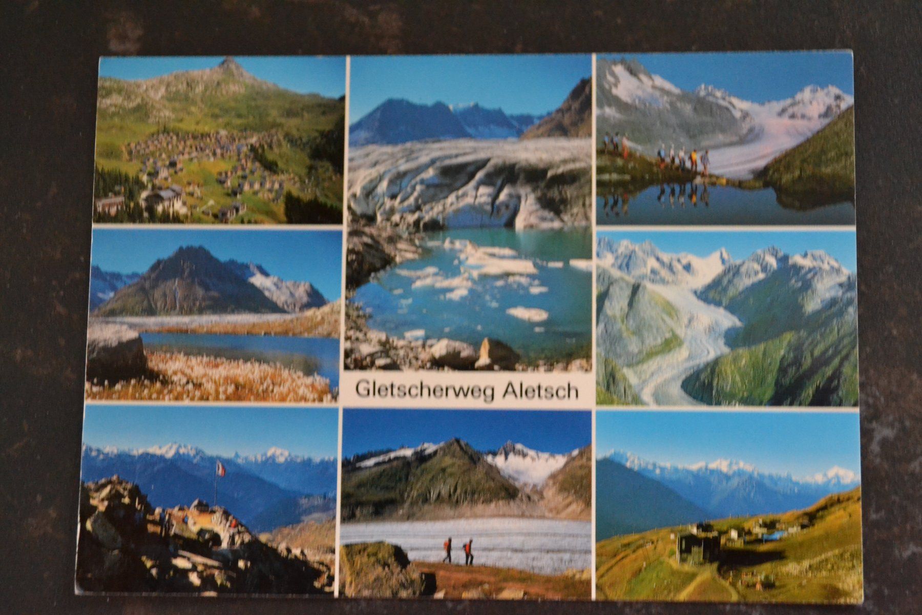 Cartoline postali: AK Gletscherweg Aletsch VS – Usato da Beinwil am See venduto da kajak55