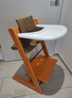 Triptrap Stokke mit Baby Set, Tisch und Sitzbezug