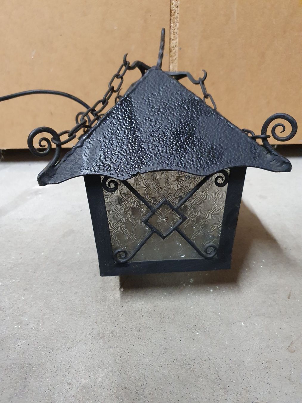 Lampade: Antike Schmiedeiserne Lampe – Usato da Künten venduto da Rocchi71 1
