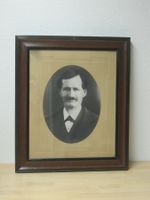 Foto Nostalgie antiker Bilderrahmen mit Bild Antiquität Deko