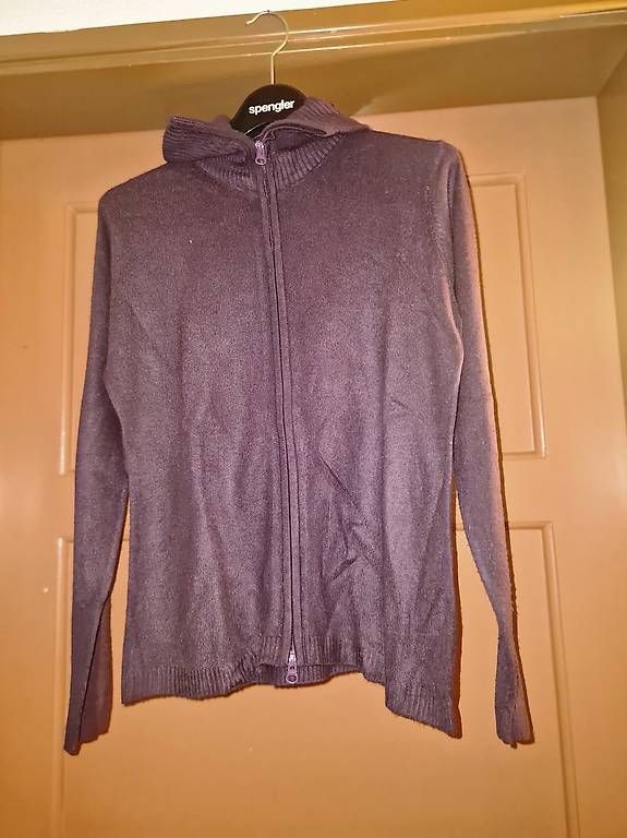 Giacche: Cardigan donna viola con zip e collo ampio – Usato da Bellinzona venduto da ali_j8kj