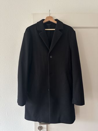Herren Mantel H&M schwarz Grösse S