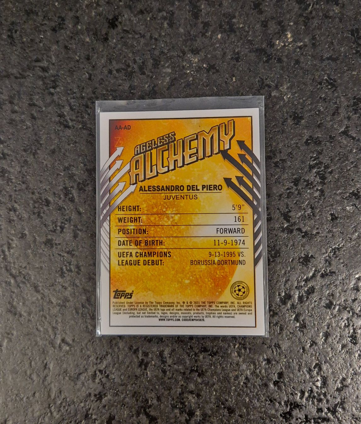 Topps Sammelbilder & Trading cards: Alessandro Del Piero - Juventus - Topps – Neu (gemäss Beschreibung) aus Burg AG von Danoe 1